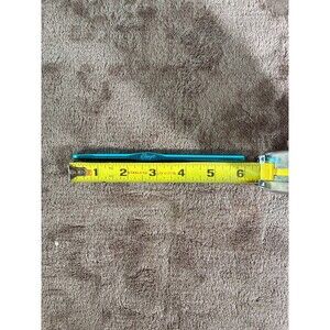 Boye J/10 5.75mm Aluminum Crochet Hook Teal Blue 6" Knitting Craft Tool